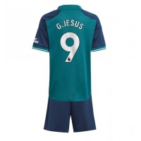 Billiga Arsenal Gabriel Jesus #9 Barnkläder Tredje fotbollskläder till baby 2023-24 Kortärmad (+ Korta byxor)